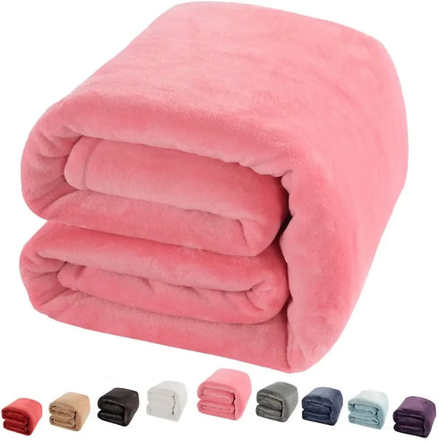 Warm Soft Throw Fleece Blanket