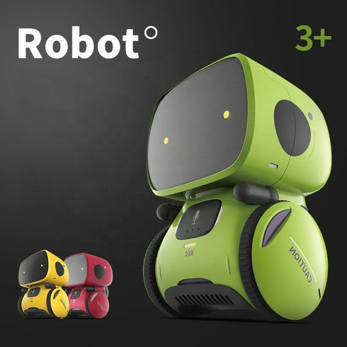 Shake Singing Dancing Sound Control Ai Pet Robot Smart Intelligent Interactive Robot Ai Assistant Robot for Kids -Green