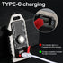 Multifunctional Portable Flashlight Keychain