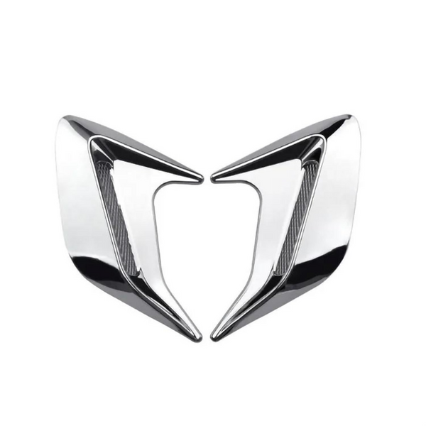 2Pc Car Air Flow Intake Side Vent Hood Cover.