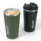 Thermos Cafe Coffee Mug Car Thermos Mug Green & Black