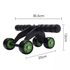 PVC Muscle Training Home Core Equipment Round Custom Gym Fitness Foldable Four Abdominal Ab Roller Wheel