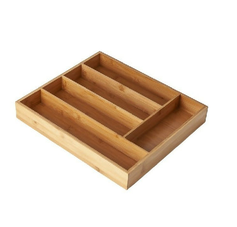 100% Pure Bamboo Drawer Organizer