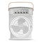 Portable Rechargeable Air Conditioner Fan, Mini Evaporative Air Cooler - White