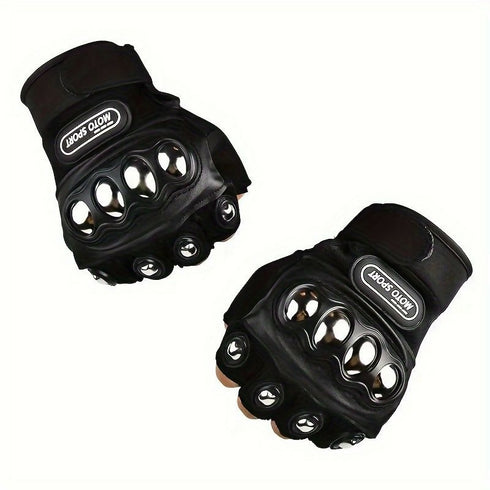 Half-Finger Motorcycle Gloves For Men