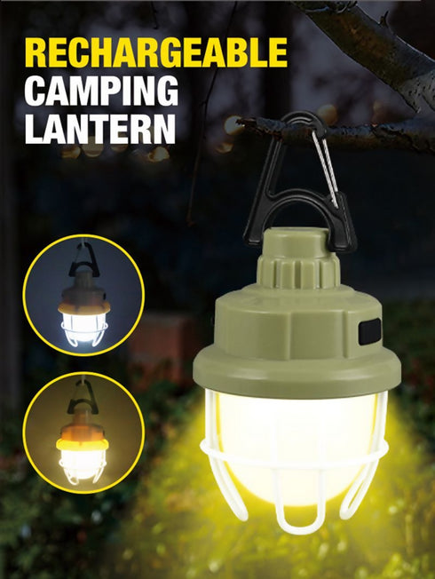 Rechargeable Tent Camping LED Light - Green