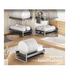 2-Tier Dish Drying Rack, Carbon Steel with Drip Tray