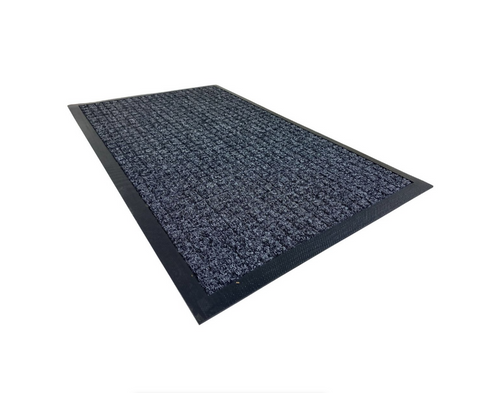 Ribbed Doormat - 100% Polyester & 100% PVC Backing - 50x80cm