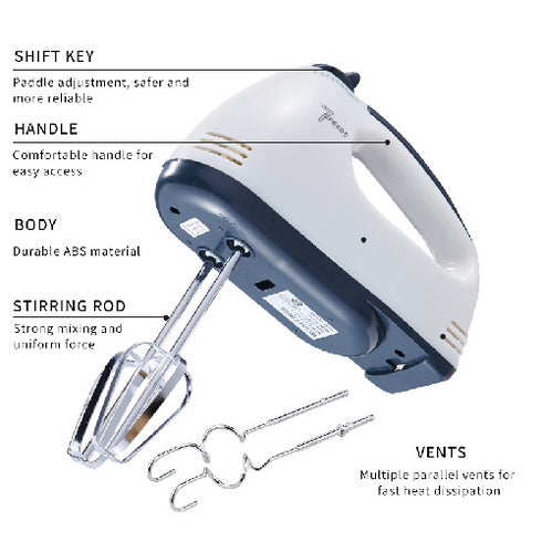 Electric Hand Mixer With Whisk