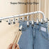 10 Pack Pants Hangers Skirts Hangers With Metal Clip & 360 Swivel Hooks