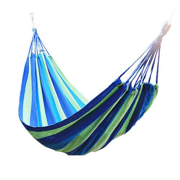 Outdoor Heavy Duty Adult Hammock- Blue