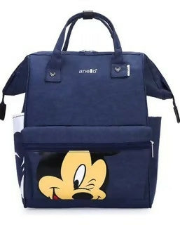 Large Capacity Travel Mummy Bag Mickey Diaper Bag