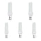 Set Of 5 E27 12W LED Corn Light Bulb (Cool White)