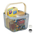 Modern Mesh Wire Basket With Wooden Handle