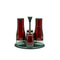 4pc Oil & Vinegar Dispenser with Salt & Pepper Cruet set