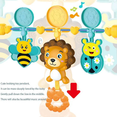 Multifunction Vibrate Baby Rocking Chair with Hanging Toys