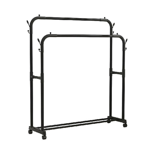 Double Rail Metal Hanging Clothes Rack
