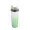 Easy to Hold Tumbler with pp Lid and Straw