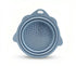 Silicone Make-Up Brushes Cleaner Folding Bowl - Blue