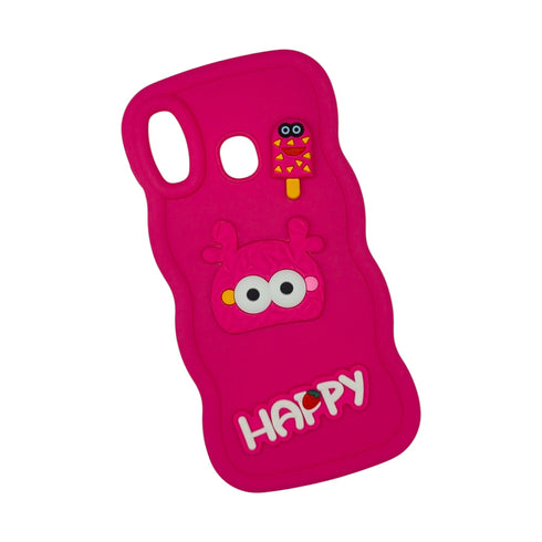 Cute 3D Cartoon Silicone Phone Case Cover Compatible with Samsung A30