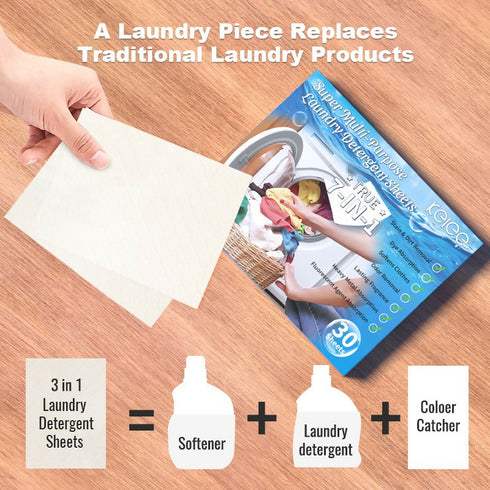 7 in 1 Multi-Purpose Laundry Detergent Sheets