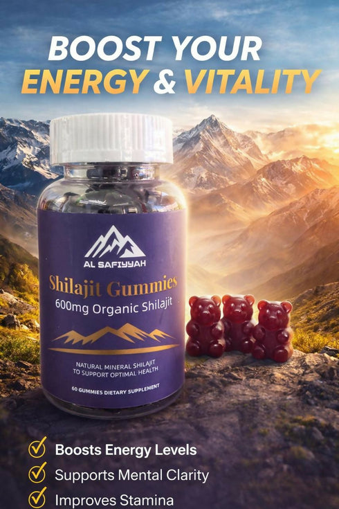 Al Safiyyah Shilajit Gummies 600mg Organic Shilajit