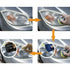 Restoration and De-fogging kit for Car Headlights
