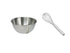 Stainless Steel Chef's Kitchen Set - Mixing Bowl - 20cm, Whisk & Masher