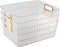 4-Pack Clear Pantry Storage Bin Box