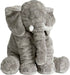 Soft Elephant Plush Toy - Grey