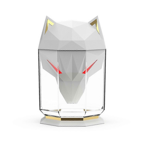 War Wolf Desktop Air Humidifier, Large Capacity Electric Air Diffuser with LED Light, USB Rechargeable for Home and Bedroom