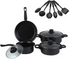 Cookware Set with Kitchen Utensils - 13 Piece