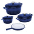 Portable Non-stick Cast Iron Pots 7 Piece