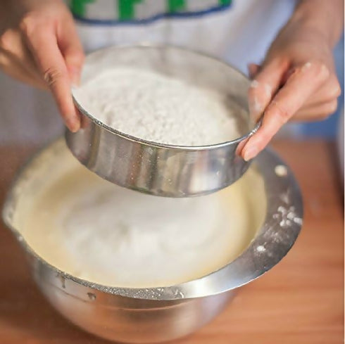 Round Stainless Steel Flour Sieve Set of 6