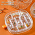 2 Layer Jewellery Storage Box Organiser - Transparent