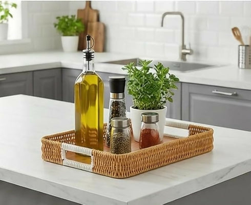 Set of 3 Multipurpose Decorative Wicker Baskets