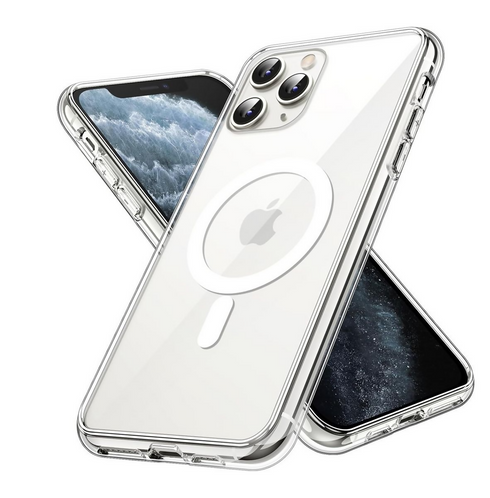 Protective MagSafe Clear Back Case Compatible with iPhone 14 Pro