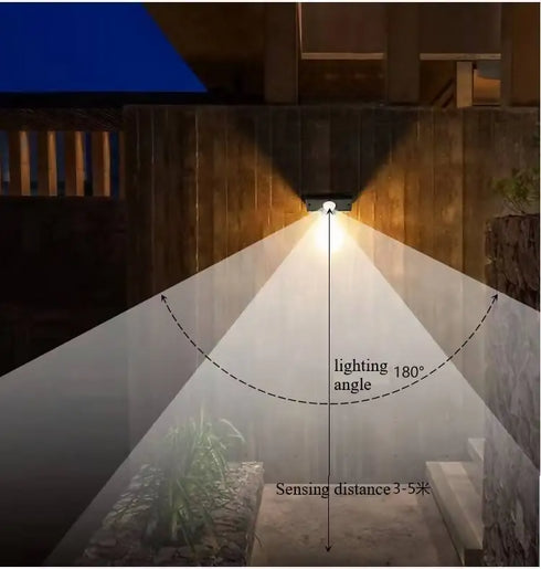 Solar Body Sensor Wall Light