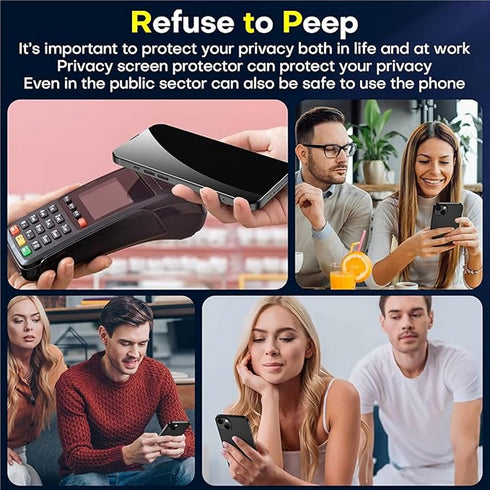 Screen Protector for iPhone 13 Pro – Anti-Spy Tempered Glass.