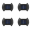 4 Pieces Outdoor Solar Powered Rechargeable Wall Light