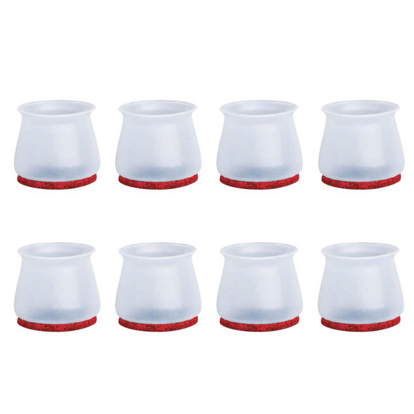8 Pieces of Stretchable Universal-Fit Furniture Legs Slider & Floor Protectors