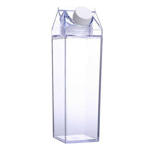 Plastic Milk Box Shaped Water Bottle