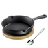 16.5cm Mini Cast Iron Pan with Tray and Server