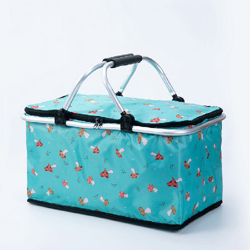 Collapsible Large Lunch Box Soft Tote Cooler Bag.