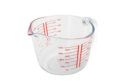 Bakers Secret 1000ml Glass Measuring Cup
