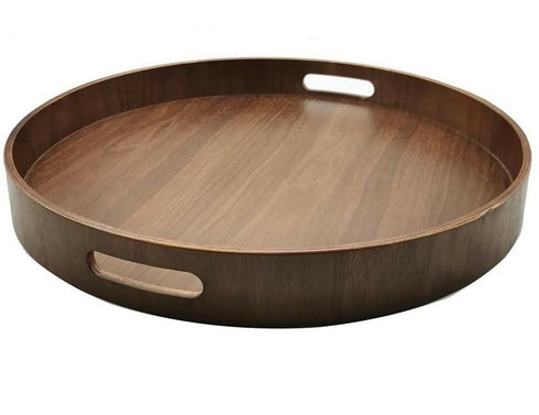 Modern Sturdy Circle Serving Fancy Tray: