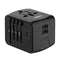 HC100 Multi-Nation Travel Adapter 4 in 1 with USB Charger 5V 2.4A Max support US / EU / UK / AU