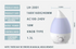 Humidifiers for Bedroom, Quiet 1.3L Cool Mist Top Fill Essential Oil Diffuser Ultrasonic Humidification for Home Room