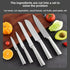 5 Piece Stainless Steel Kitchen Knifes