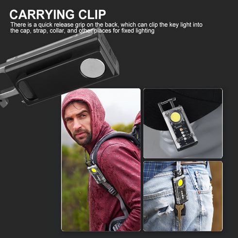 COB+led Torch Portable Mini Rechargeable Flashlights